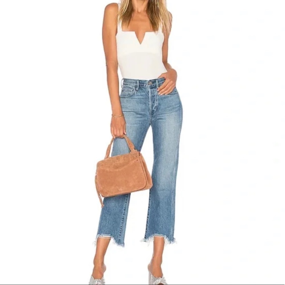 NWOT - FREE PEOPLE Pippa V-Wire Bodysuit in Ivory